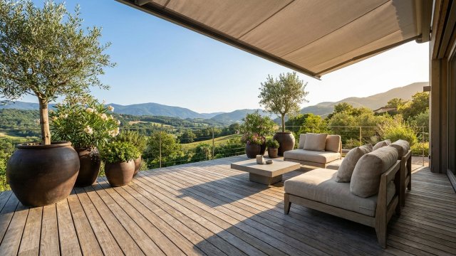 Balkon und Terrasse modern gestalten: Materialien, Pflege und Kosten im Überblick