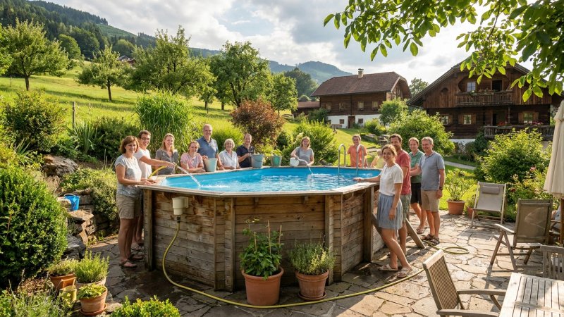 Wasserfair.at: Wasser sozial und gerecht für die Poolfüllung nutzen