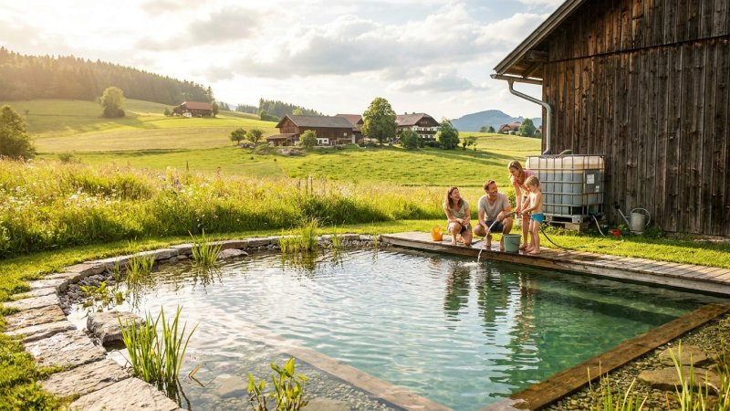 Wasserfair.at: Nachhaltige Poolbefüllung im Zeichen sozialer Verantwortung
