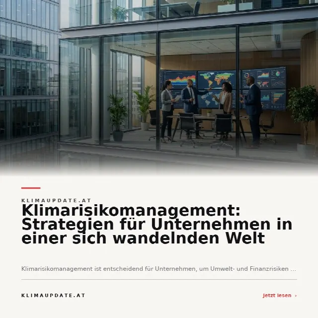 Share-Card fuer Klimarisikomanagement: Strategien für Unternehmen in einer sich wandelnden Welt