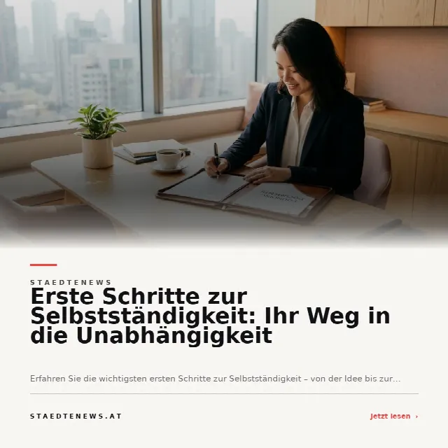 Share-Card fuer Erste Schritte zur Selbstständigkeit: Ihr Weg in die Unabhängigkeit