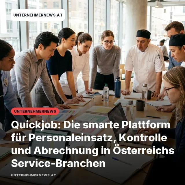 Share-Card fuer Quickjob: Die smarte Plattform für Personaleinsatz, Kontrolle und Abrechnung in Österreichs Service-Branchen
