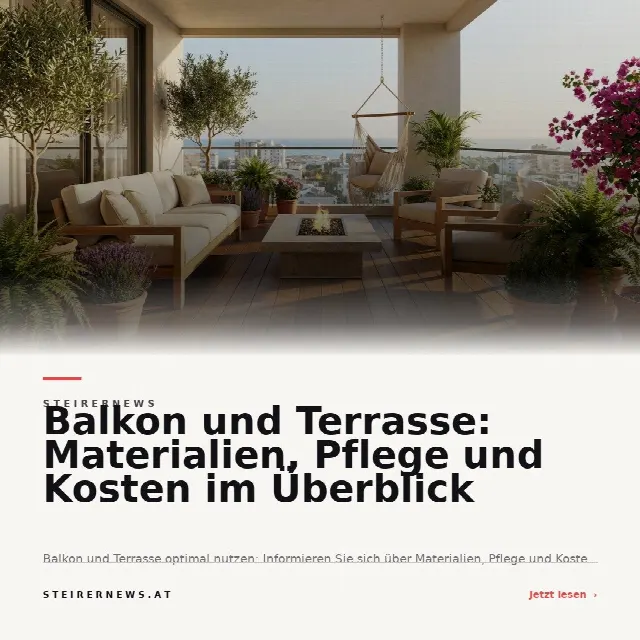 Share-Card fuer Balkon und Terrasse: Materialien, Pflege und Kosten im Überblick