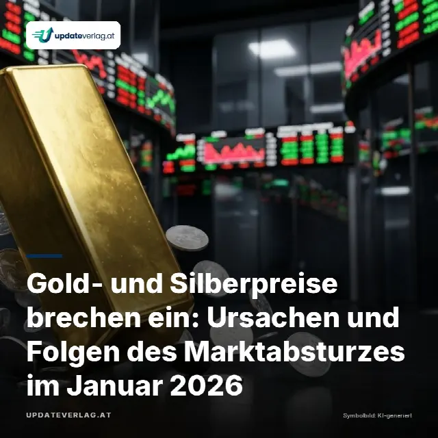 Share-Card fuer Gold- und Silberpreise brechen ein: Ursachen und Folgen des Marktabsturzes im Januar 2026