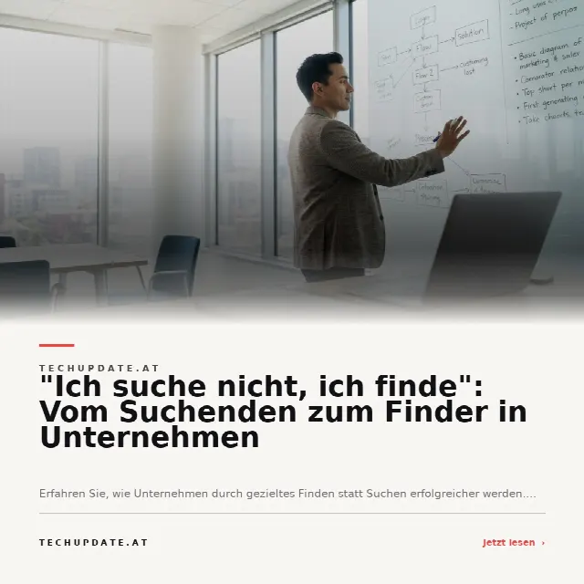 Share-Card fuer "Ich suche nicht, ich finde": Vom Suchenden zum Finder in Unternehmen