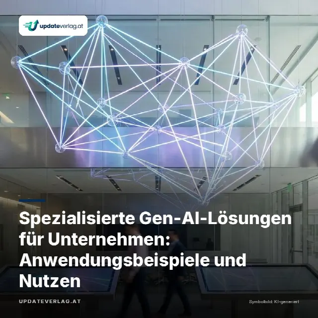 Share-Card fuer Spezialisierte Gen-AI-Lösungen für Unternehmen: Anwendungsbeispiele und Nutzen