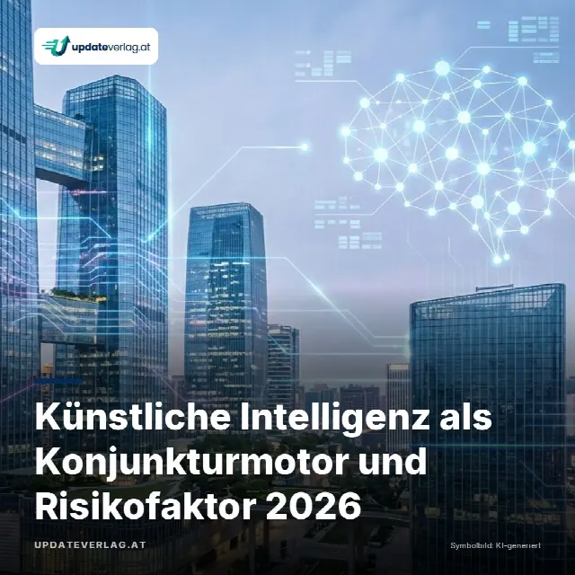Share-Card fuer Künstliche Intelligenz als Konjunkturmotor und Risikofaktor 2026