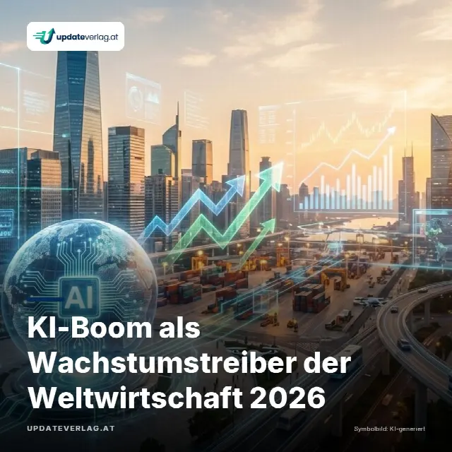 Share-Card fuer KI-Boom als Wachstumstreiber der Weltwirtschaft 2026