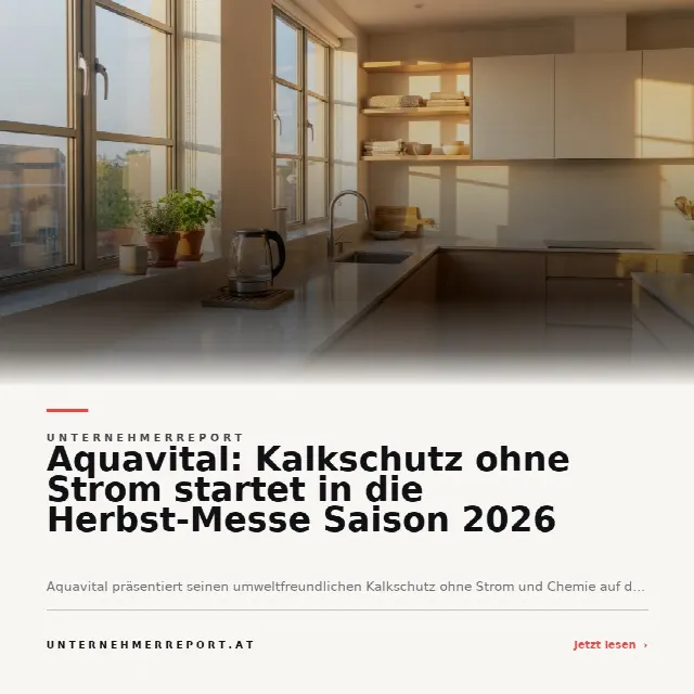 Share-Card fuer Aquavital bringt stromfreien Kalkschutz auf die Herbstmessen 2026