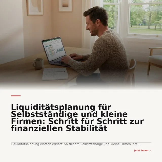 Share-Card fuer Liquiditätsplanung für Selbstständige und kleine Firmen: Schritt für Schritt zur finanziellen Stabilität