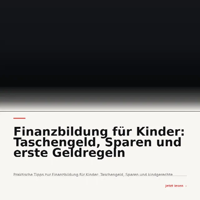 Share-Card fuer Finanzbildung für Kinder: Taschengeld, Sparen und erste Geldregeln