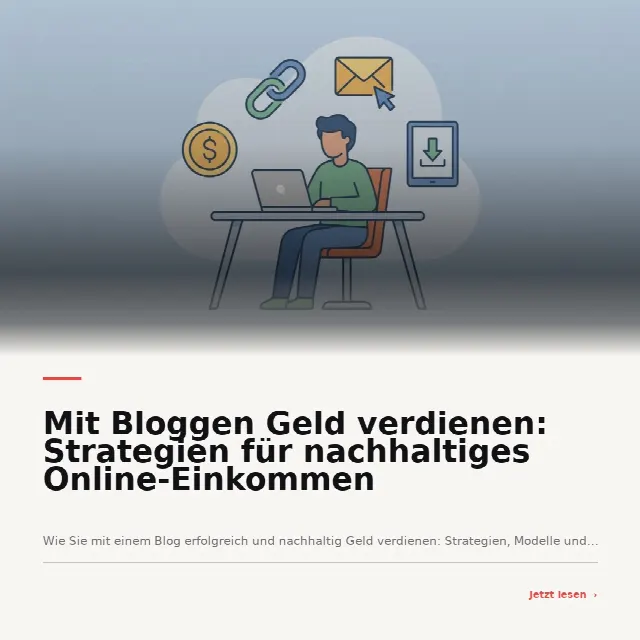Share-Card fuer Mit Bloggen Geld verdienen: Strategien für nachhaltiges Online-Einkommen