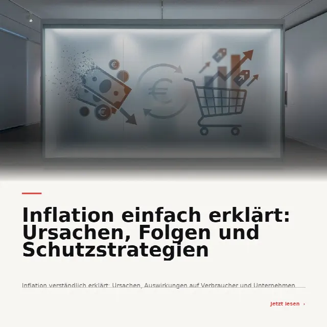 Share-Card fuer Inflation einfach erklärt: Ursachen, Folgen und Schutzstrategien