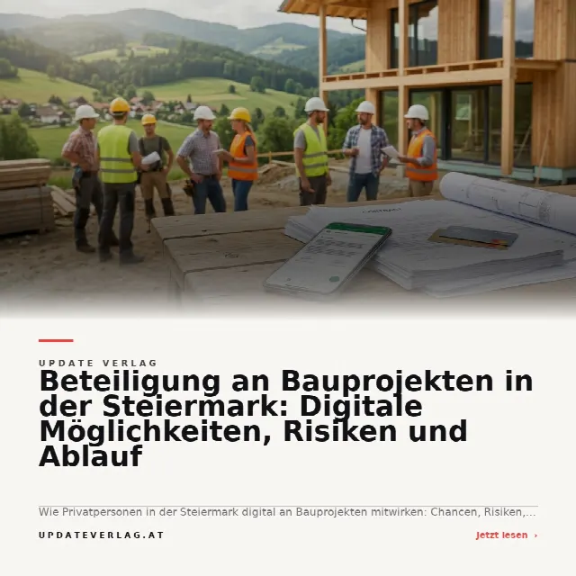 Share-Card fuer Beteiligung an Bauprojekten in der Steiermark: Digitale Möglichkeiten, Risiken und Ablauf