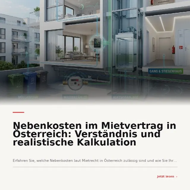 Share-Card fuer Nebenkosten im Mietvertrag in Österreich: Verständnis und realistische Kalkulation
