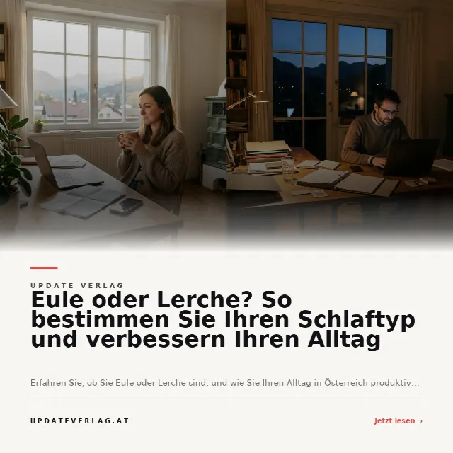 Share-Card fuer Eule oder Lerche? So bestimmen Sie Ihren Schlaftyp und verbessern Ihren Alltag