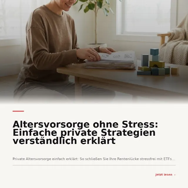 Share-Card fuer Altersvorsorge ohne Stress: Einfache private Strategien verständlich erklärt