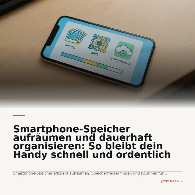 Share-Card fuer Smartphone-Speicher aufräumen und dauerhaft organisieren: So bleibt dein Handy schnell und ordentlich