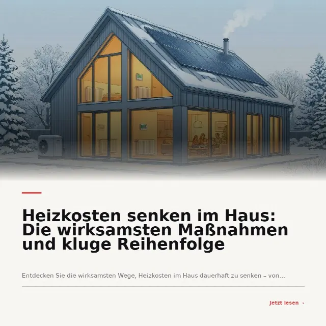 Share-Card fuer Heizkosten senken im Haus: Die wirksamsten Maßnahmen und kluge Reihenfolge