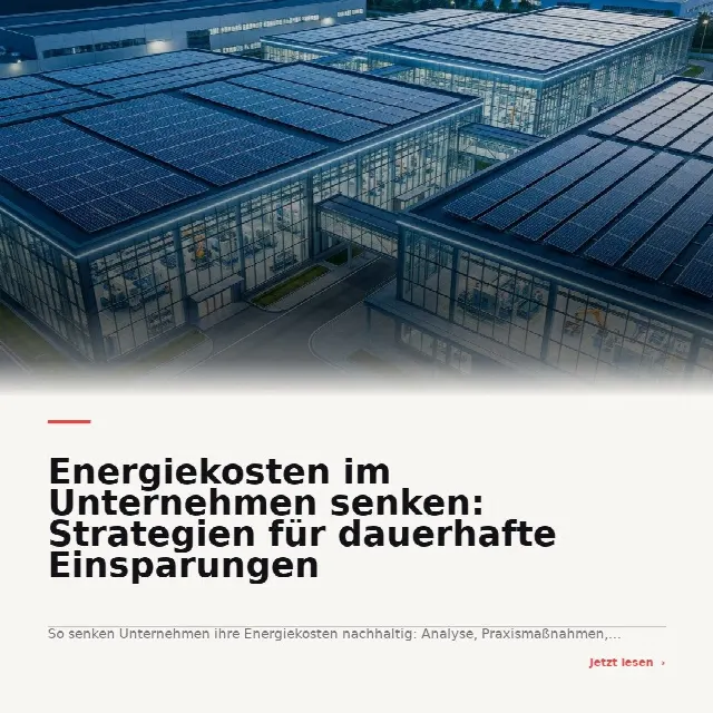 Share-Card fuer Energiekosten im Unternehmen senken: Strategien für dauerhafte Einsparungen