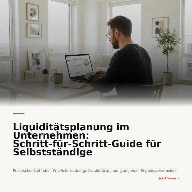 Share-Card fuer Liquiditätsplanung im Unternehmen: Schritt-für-Schritt-Guide für Selbstständige
