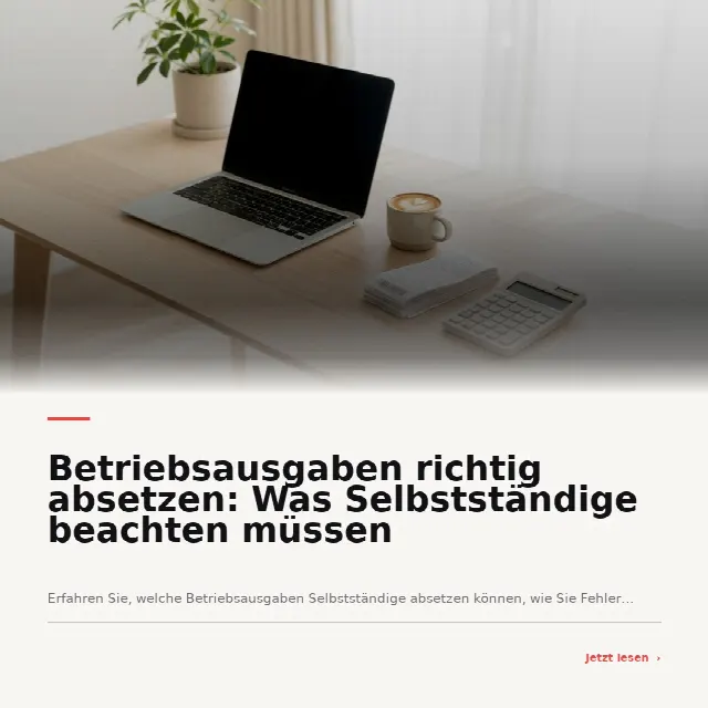 Share-Card fuer Betriebsausgaben richtig absetzen: Was Selbstständige beachten müssen