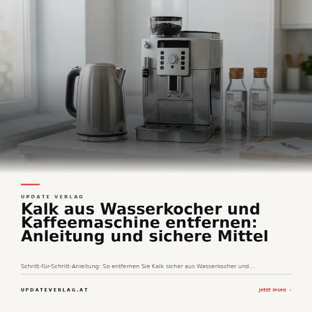 Share-Card fuer Kalk aus Wasserkocher und Kaffeemaschine entfernen: Anleitung und sichere Mittel