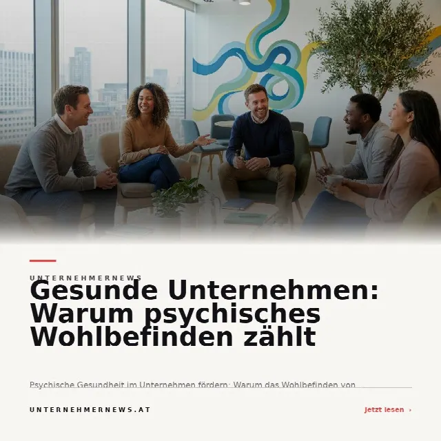 Share-Card fuer Arbeitswelt im Wandel: Psychisches Wohlbefinden als Schlüssel erfolgreicher Unternehmen