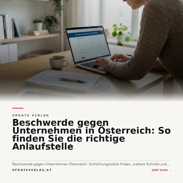 Share-Card fuer Beschwerde gegen Unternehmen in Österreich: So finden Sie die richtige Anlaufstelle
