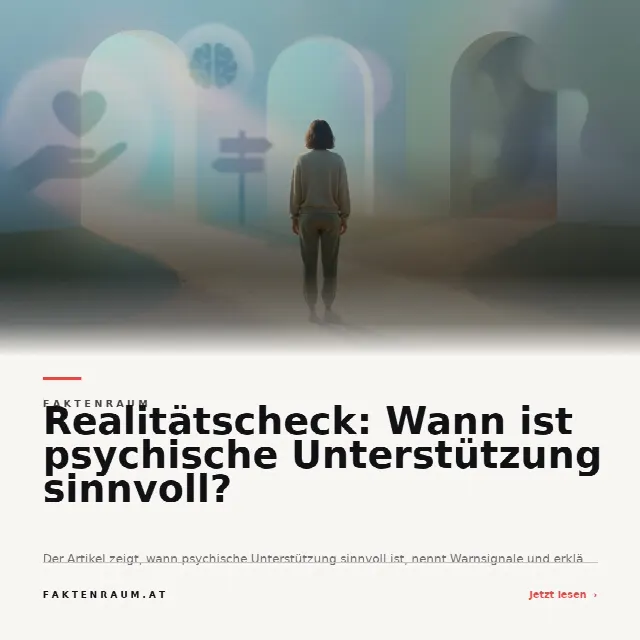 Share-Card fuer Realitätscheck für die Seele: Wann professionelle Unterstützung sinnvoll wird