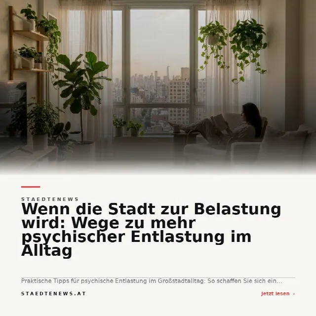 Share-Card fuer Städtischer Stress: Wie Sie Ihr Zuhause wieder zu einem sicheren Ort machen