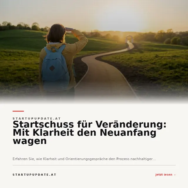 Share-Card fuer Startschuss für Veränderung: Mit Klarheit den Neuanfang wagen