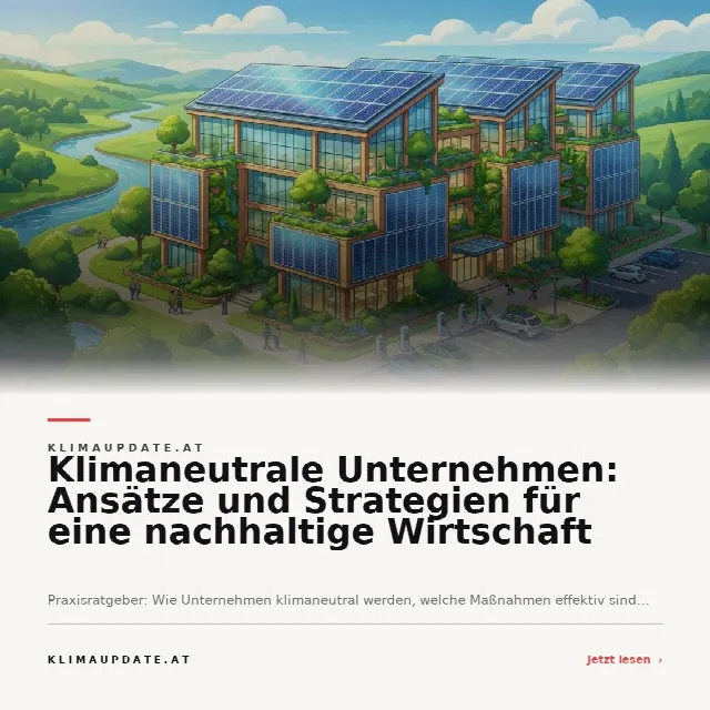 Share-Card fuer Klimaneutrale Unternehmen: Ansätze und Strategien für eine nachhaltige Wirtschaft