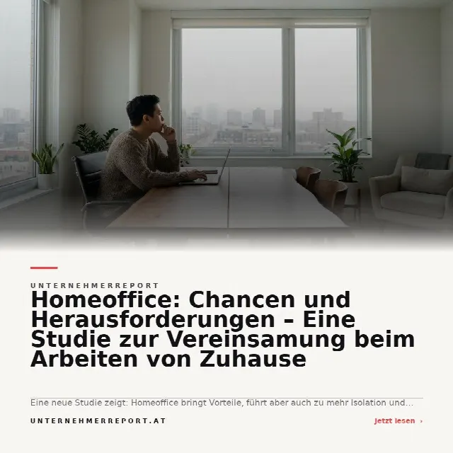 Share-Card fuer Homeoffice: Chancen und Herausforderungen – Eine Studie zur Vereinsamung beim Arbeiten von Zuhause