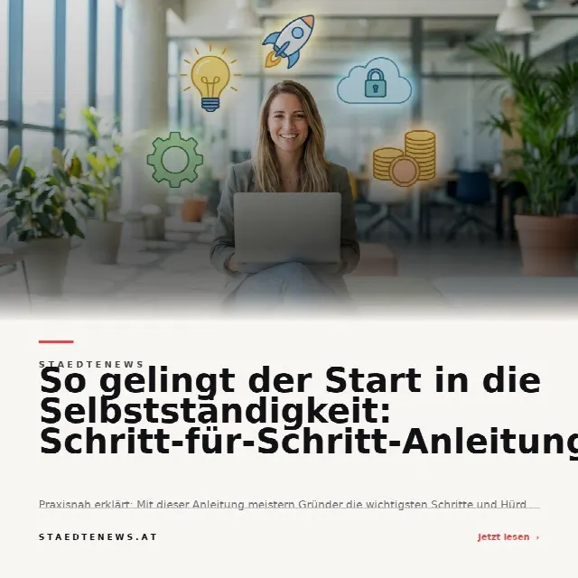 Share-Card fuer So gelingt der Start in die Selbstständigkeit: Schritt-für-Schritt-Anleitung