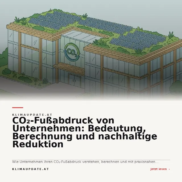 Share-Card fuer CO₂-Fußabdruck von Unternehmen: Bedeutung, Berechnung und nachhaltige Reduktion