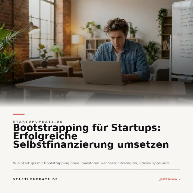 Share-Card fuer Bootstrapping für Startups: Erfolgreiche Selbstfinanzierung umsetzen