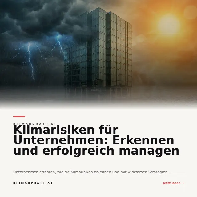Share-Card fuer Klimarisiken für Unternehmen: Erkennen und erfolgreich managen