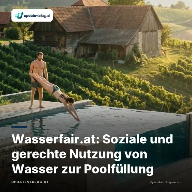 Share-Card fuer Wasserfair.at: Soziale und gerechte Nutzung von Wasser zur Poolfüllung