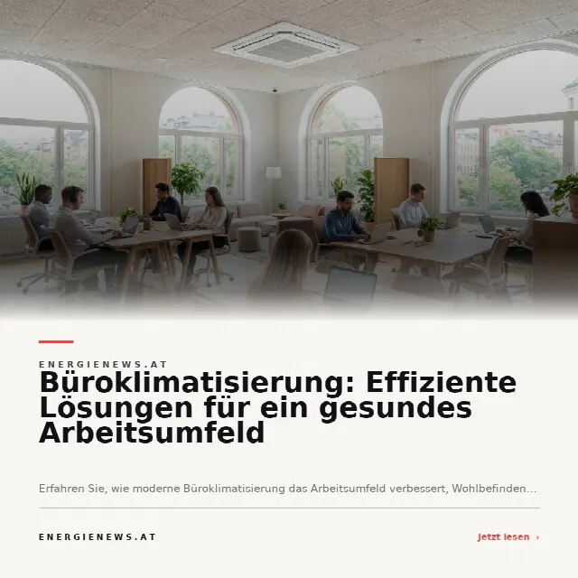 Share-Card fuer Büroklimatisierung: Effiziente Lösungen für ein gesundes Arbeitsumfeld