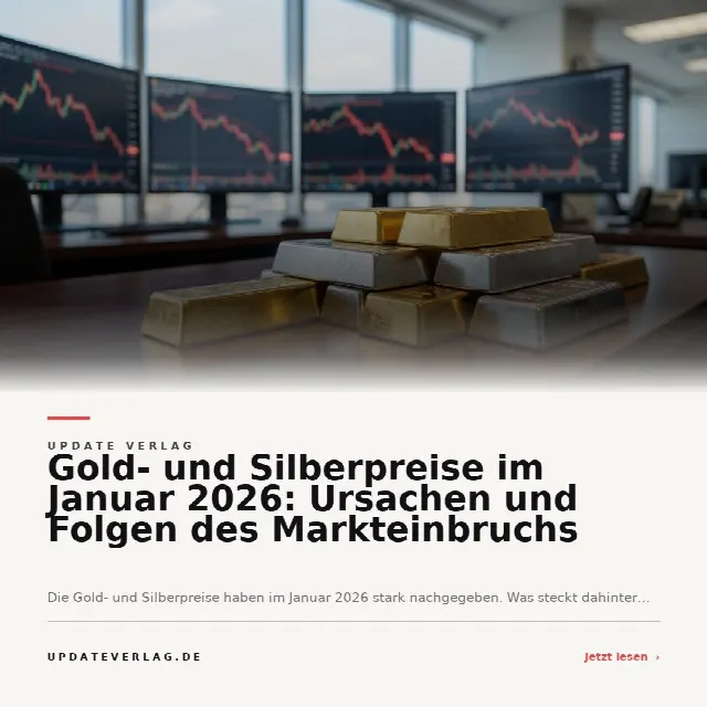 Share-Card fuer Gold- und Silberpreise im Januar 2026: Ursachen und Folgen des Markteinbruchs