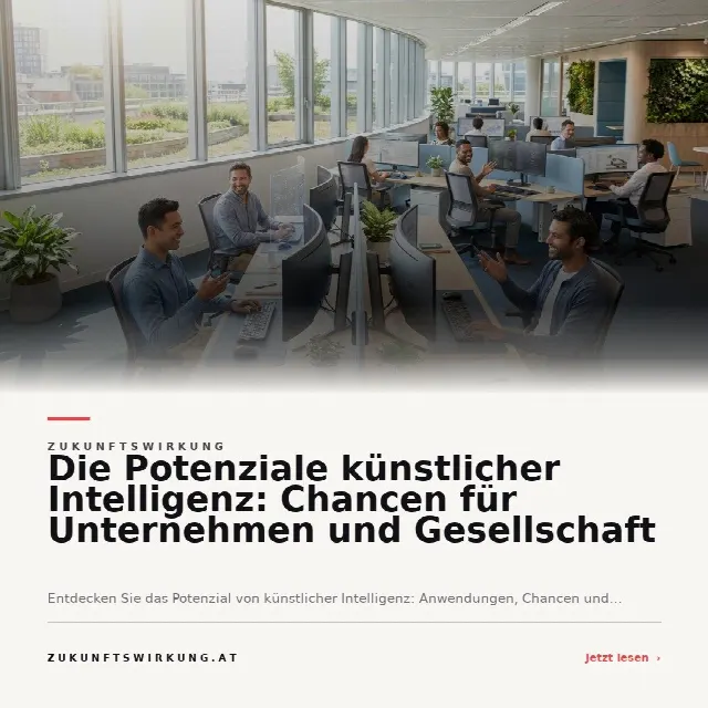 Share-Card fuer Die Potenziale künstlicher Intelligenz: Chancen für Unternehmen und Gesellschaft