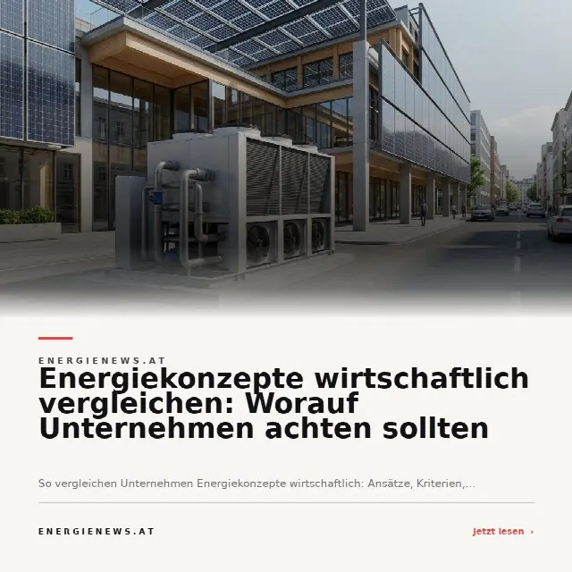 Share-Card fuer Energiekonzepte wirtschaftlich vergleichen: Worauf Unternehmen achten sollten