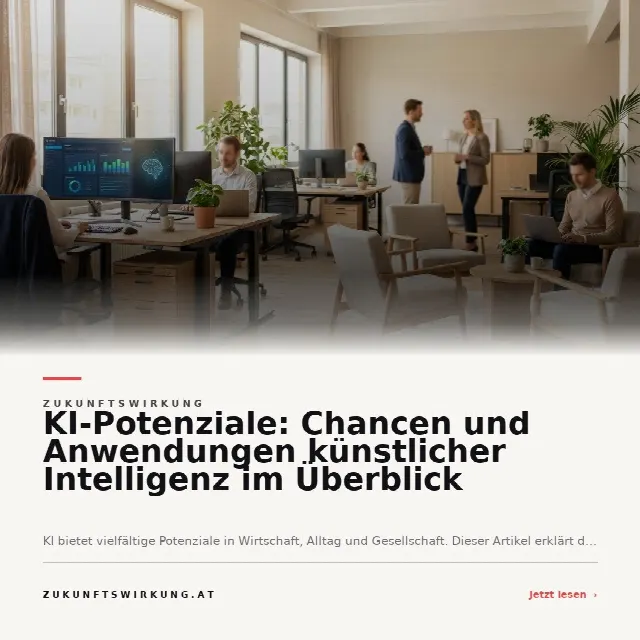 Share-Card fuer KI-Potenziale: Chancen und Anwendungen künstlicher Intelligenz im Überblick
