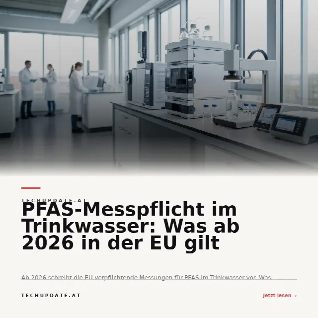 Share-Card fuer PFAS-Messpflicht im Trinkwasser: Was ab 2026 in der EU gilt