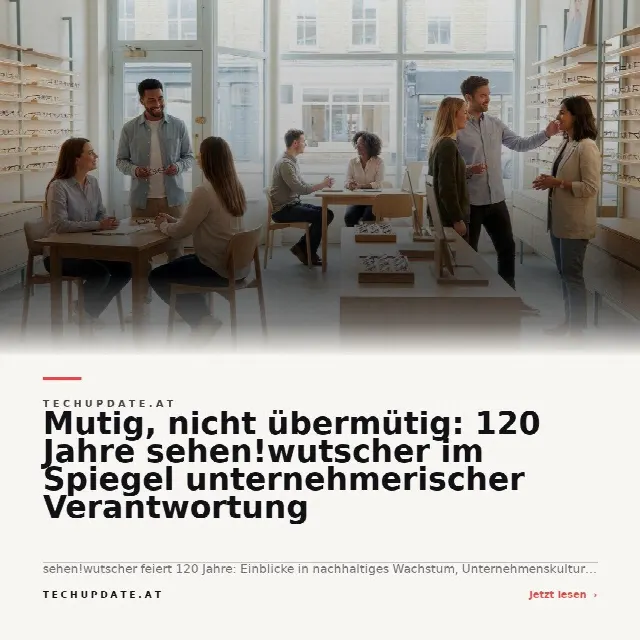 Share-Card fuer Mutig, nicht übermütig: 120 Jahre sehen!wutscher im Spiegel unternehmerischer Verantwortung