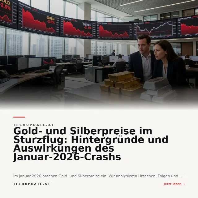 Share-Card fuer Gold- und Silberpreise im Sturzflug: Hintergründe und Auswirkungen des Januar-2026-Crashs