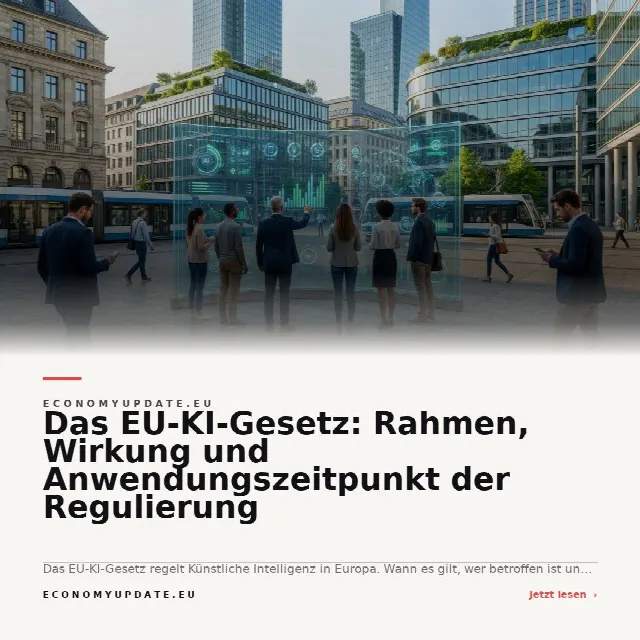 Share-Card fuer Das EU-KI-Gesetz: Rahmen, Wirkung und Anwendungszeitpunkt der Regulierung