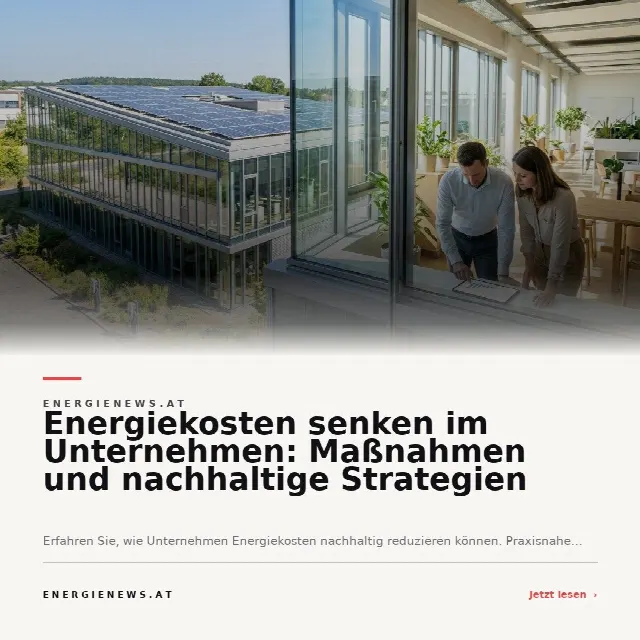 Share-Card fuer Energiekosten senken im Unternehmen: Maßnahmen und nachhaltige Strategien