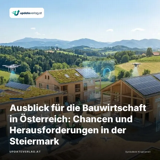 Share-Card fuer Ausblick für die Bauwirtschaft in Österreich: Chancen und Herausforderungen in der Steiermark